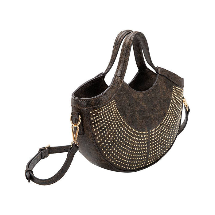 Kaylee Espresso Recycled Vegan Top Handle Bag
