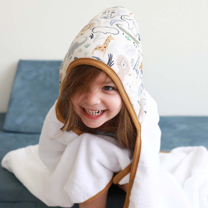 Kids Bamboo Hooded Towels: Into The Wild