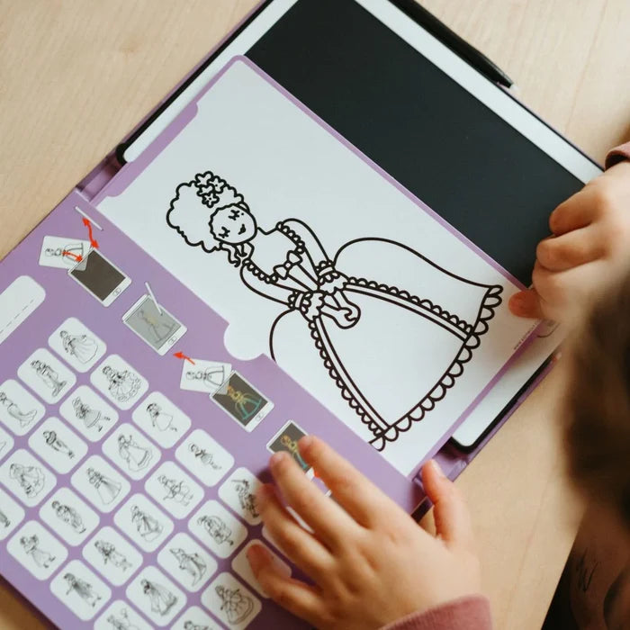 KidyDraw - Mini Drawing Tablet - Princess - Close Up