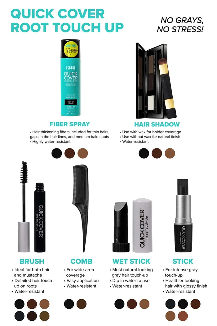 KISS COLORS QUICK COVER ROOT TOUCH UP RED BEAUTY