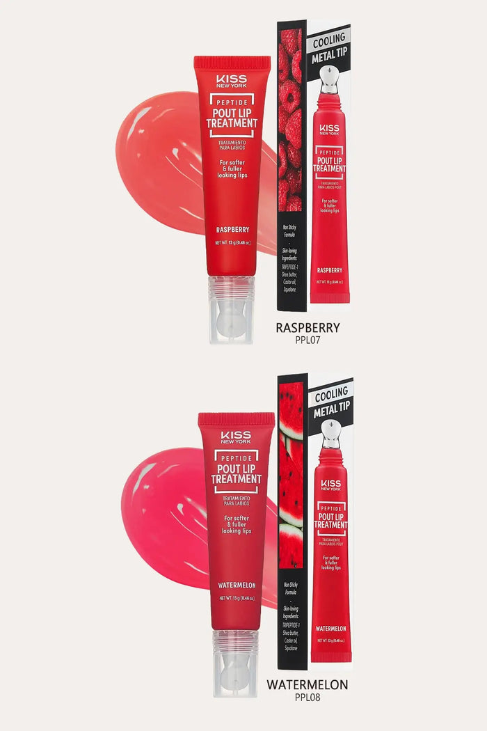 KISS NEW YORK PEPTIDE POUT LIP TREATMENT RED BEAUTY