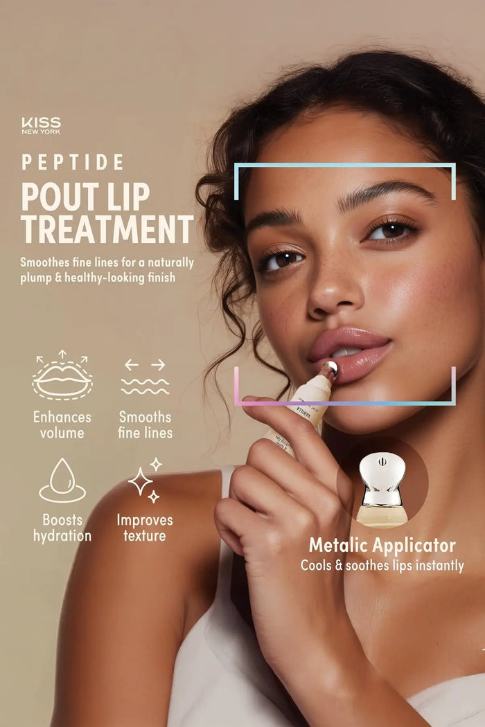 KISS NEW YORK PEPTIDE POUT LIP TREATMENT RED BEAUTY