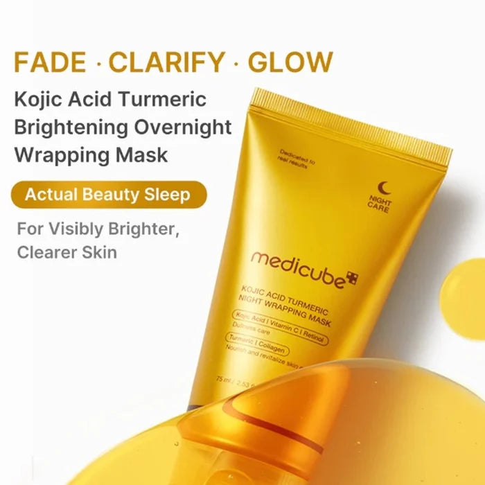Kojic Acid & Turmeric Brightening Overnight Wrapping Mask - 75ml