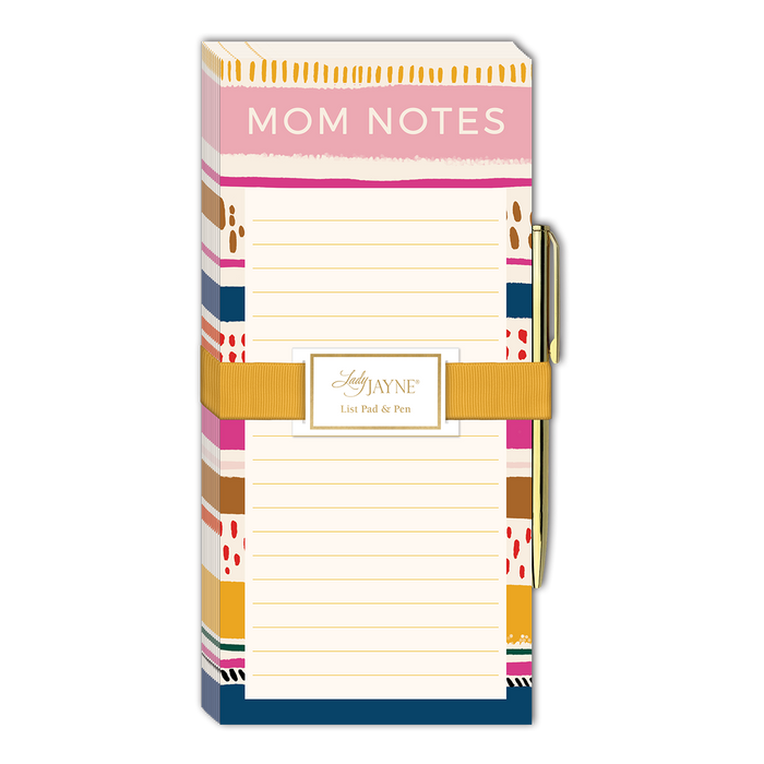 LADY JAYNE Magnetic MOM Notepad w/Pen