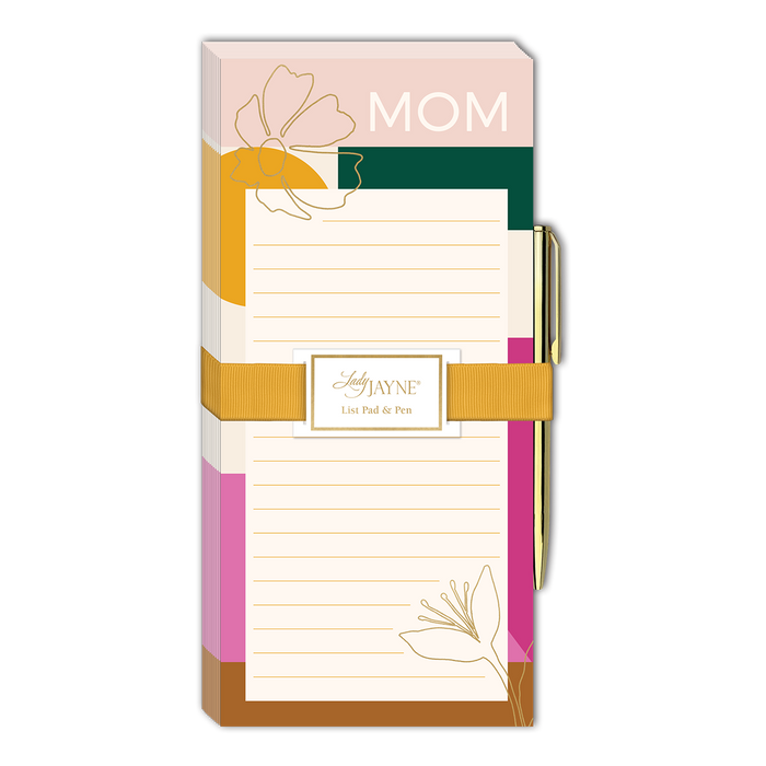 LADY JAYNE Magnetic MOM Notepad w/Pen