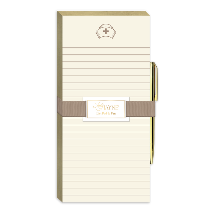 LADY JAYNE Magnetic Nurse Notepad w/Pen