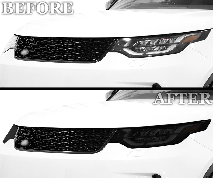 Full Headlight Taillight Precut Smoked PPF Tint Kit Film Overlay Fits Land Rover Discovery 2017 - 2024 - Bogar Tech Designs
