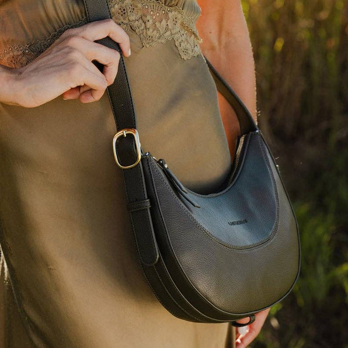 Lane Crossbody Bag - Olive: Vegan - Polyurethane / Women-Owned, Cruelty-Free - Olita Gifts & Goods