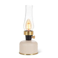Lantern LED Lamp w/Chimney-Ivory-10.5"H - Magnolia Lane co. Home + Garden + Gift