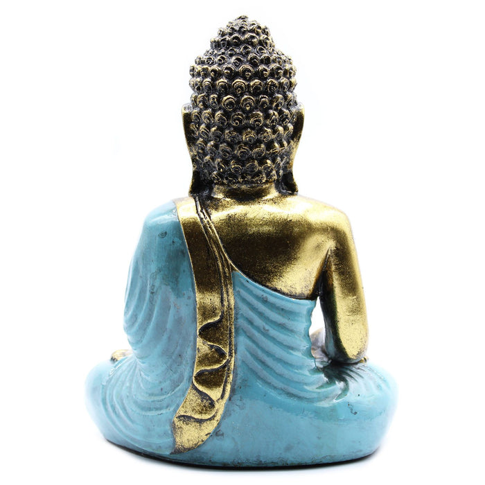 Large Teal & Gold Buddha