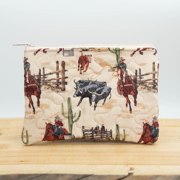 Let's Ride Quilted Zipper Bag #QMB289