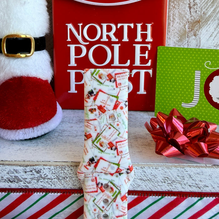 Letters To Santa Print Silicone Band For Samsung Watch