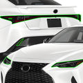 Full Headlight Taillight Precut Smoked PPF Tint Kit Film Overlay Fits Lexus IS 2021 2022 2023 - Bogar Tech Designs
