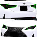 Full Headlight Taillight Precut Smoked PPF Tint Kit Film Overlay Fits Lexus RC 2019 - 2023 - Bogar Tech Designs
