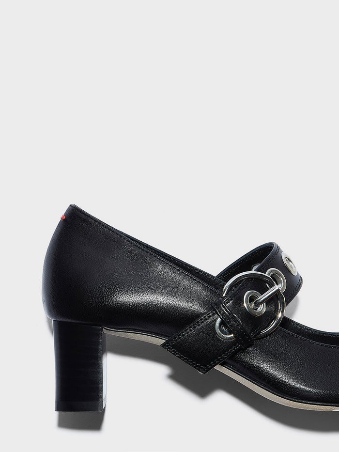 Lina Eyelet Mary-Jane Pumps
