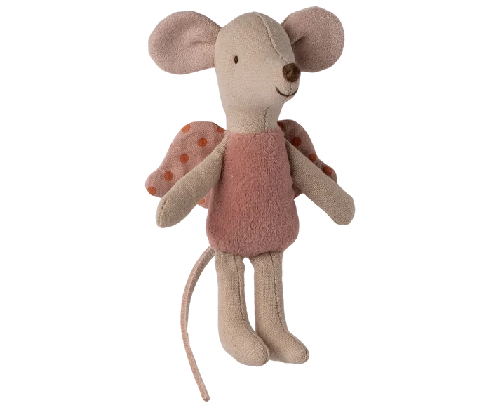 Maileg - Little Sister Mouse - Fairy - Rose