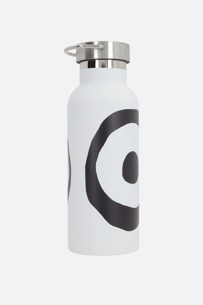 logo print stainless steel water bottle