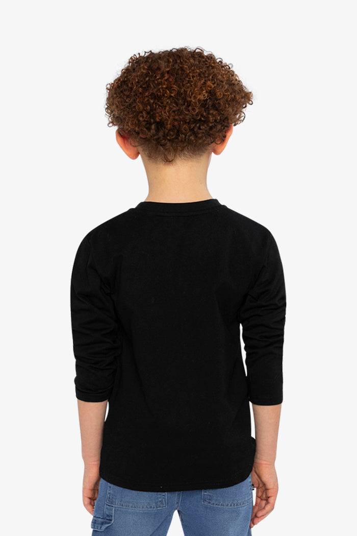 Long Sleeve T-Shirt Black And Green-3