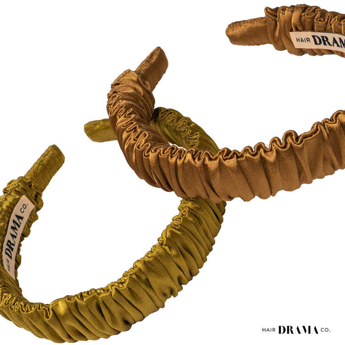 Lucy Headband - Brown & Gold