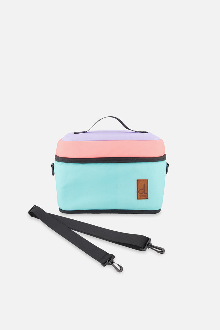 Lunch Box Lavender, Turquoise And Orange-0