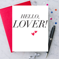 LV24 -"Hello, Lover!” Valentine's Day Greeting Card