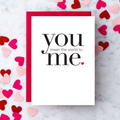 LV33 - "You Mean The World To Me." Greeting Card.