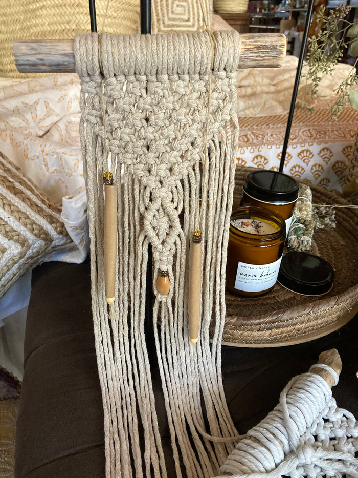 Macramé Wall Hanging - Canadian Hemp - Natural