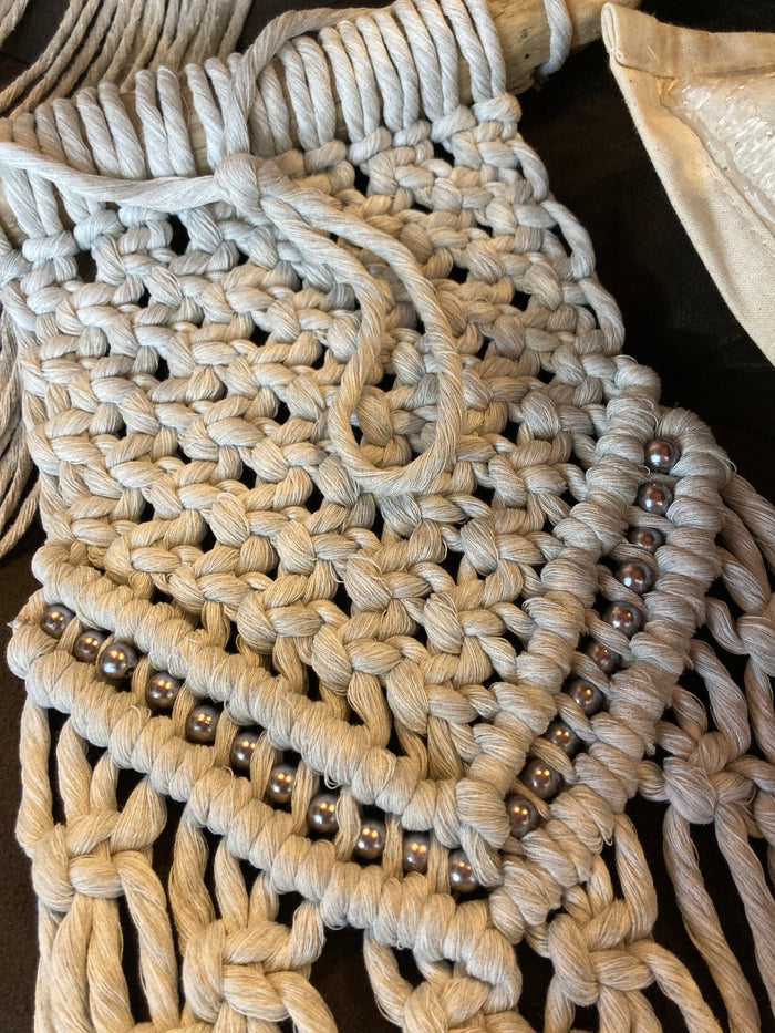 Macramé Wall Hanging - Canadian Hemp - Natural