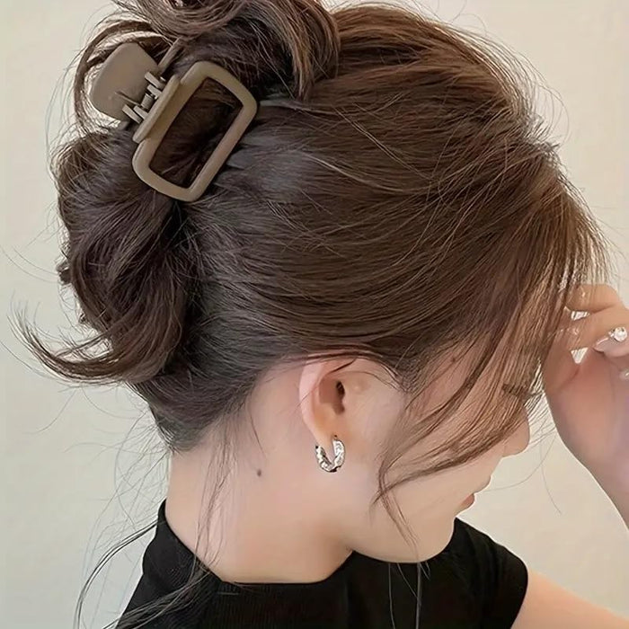 Matte Square Hair Claw Clip 1 Pcs - DIOEX