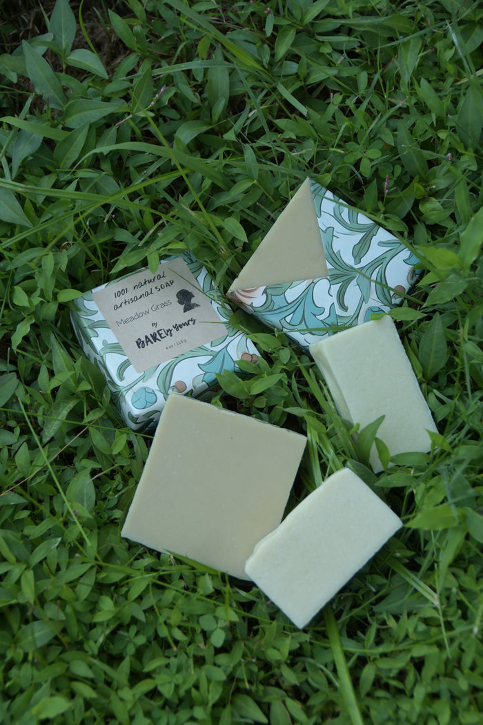 Meadow Grass natural soap bar