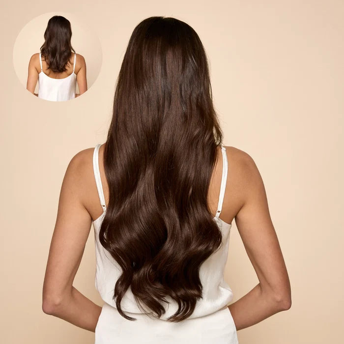 Medium Brown (2B) Seamless Clip-Ins