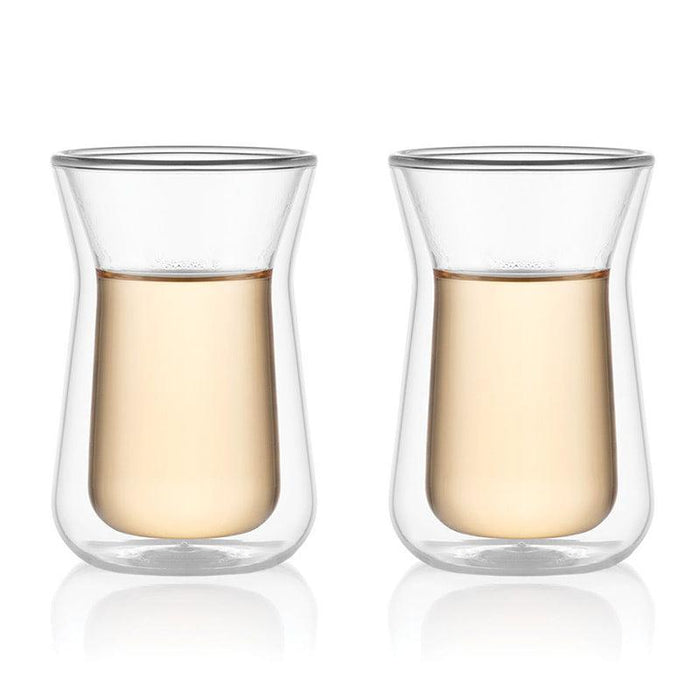 Bodum Melior Double Wall Tea Glass Set Of 2 - 100ml - Waha Lifestyle