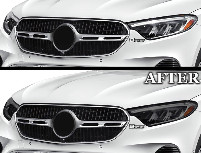 Full Headlight Taillight Precut Smoked PPF Tint Kit Film Overlay Fits Mercedes Benz GLC 2023 - 2025 - Bogar Tech Designs
