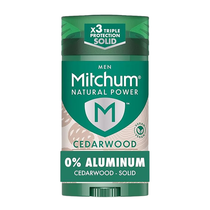 Mitchum Natural Power Men Cedarwood Deodorant - 2.7 oz - 24 Pack