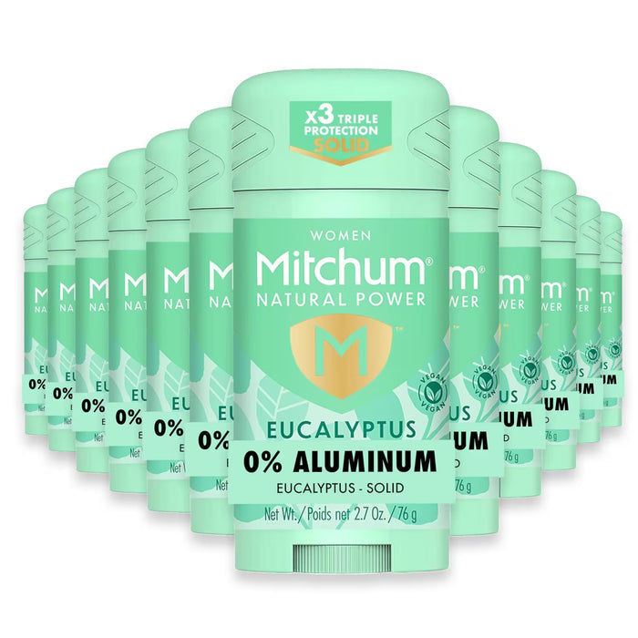 Mitchum Women Natural Power Powder Deodorant - 2.7 oz - 24 Pack