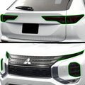 Full Headlight Taillight Precut Smoked PPF Tint Kit Film Overlay Fits Mitsubishi Outlander 2022 - 2025 - Bogar Tech Designs