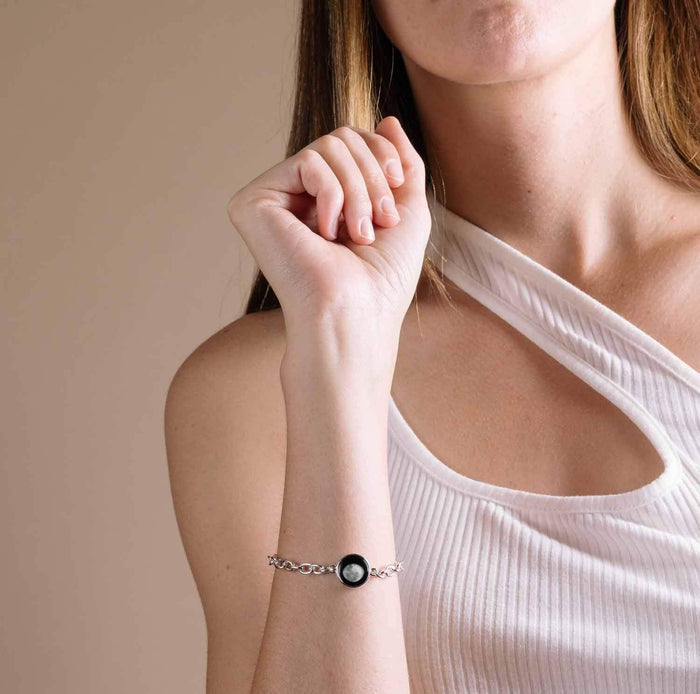 Moonglow Silver Link Bracelet LE