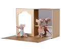 Maileg - Mouse in A Box - Little Sister & Brother Mouse - Ballet Mice In Dance Studio - Side