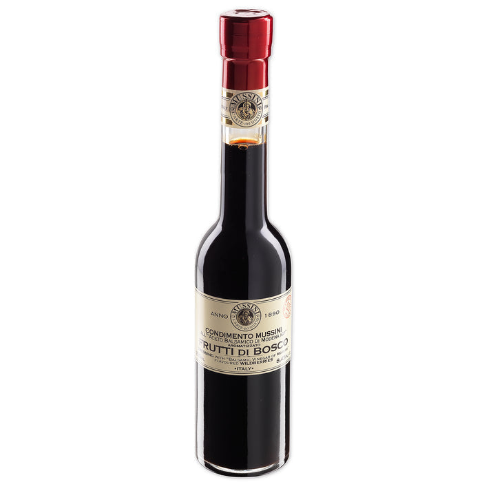 Mussini Italian WILD BERRY Flavored Balsamic Vinegar of Modena 250 ml