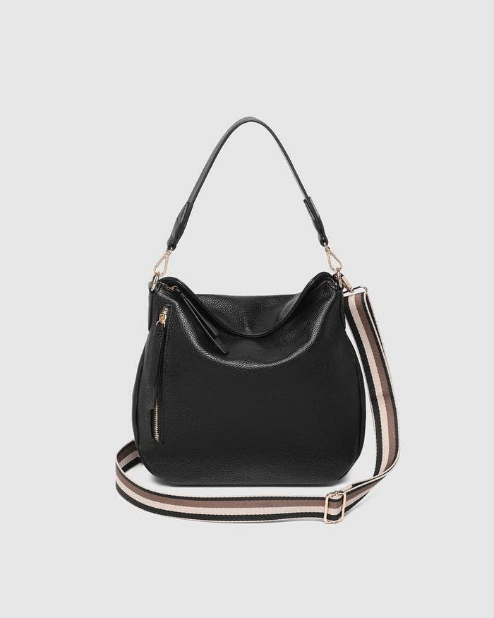 Nadia Shoulder Bag - Black: Vegan - Polyurethane / Women-Owned, Cruelty-Free - Olita Gifts & Goods