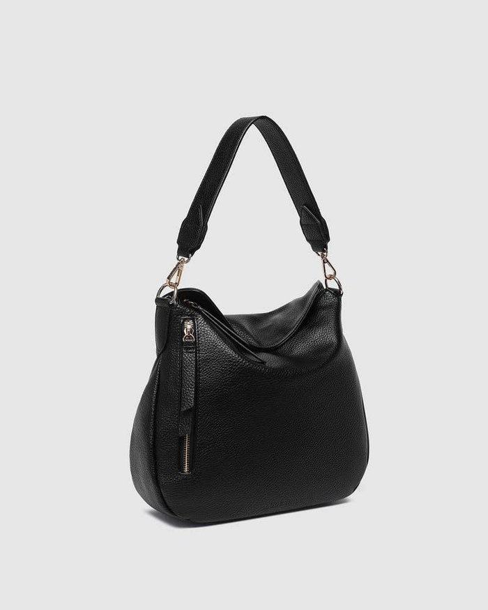 Nadia Shoulder Bag - Black: Vegan - Polyurethane / Women-Owned, Cruelty-Free - Olita Gifts & Goods