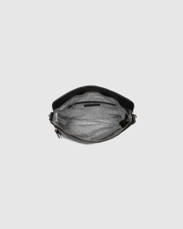 Nadia Shoulder Bag - Black: Vegan - Polyurethane / Women-Owned, Cruelty-Free - Olita Gifts & Goods