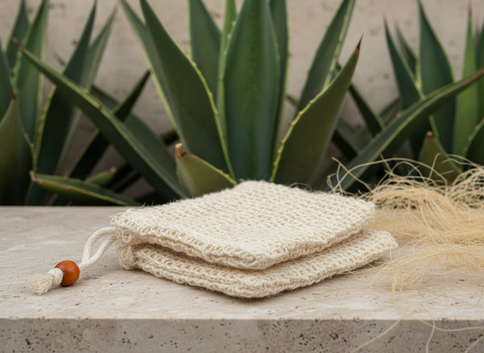 Natural Exfoliating Sisal Soap Bags