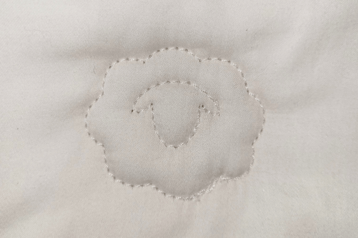 Holy Lamb Organics Natural Wool Toddler Comforter