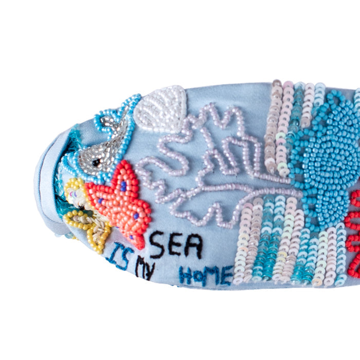 Nemo Knotted Headband -Blue