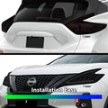 Full Headlight Taillight Precut Smoked PPF Tint Kit Film Overlay Fits Nissan Murano 2015 - 2024 - Bogar Tech Designs