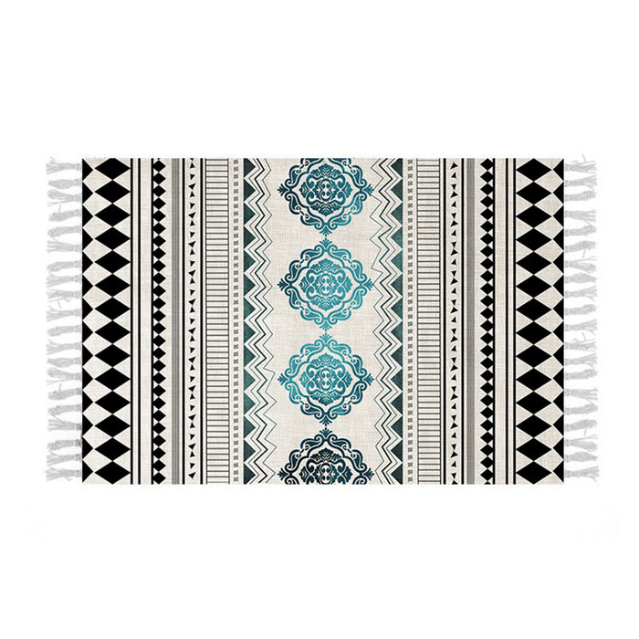 NNEAGS 90cm Boho Bathroom Rug Vintage Kitchen Area Runner Rugs, Home Decor