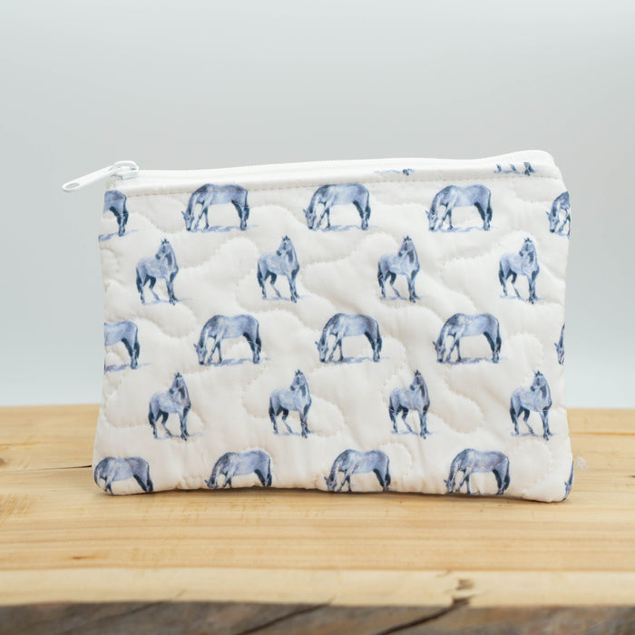 Not Gonna Hold My Horses Quilted Zipper Bag #QMB243