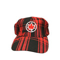 NRTS| Red Lumberjack Maple Leaf Ball Cap