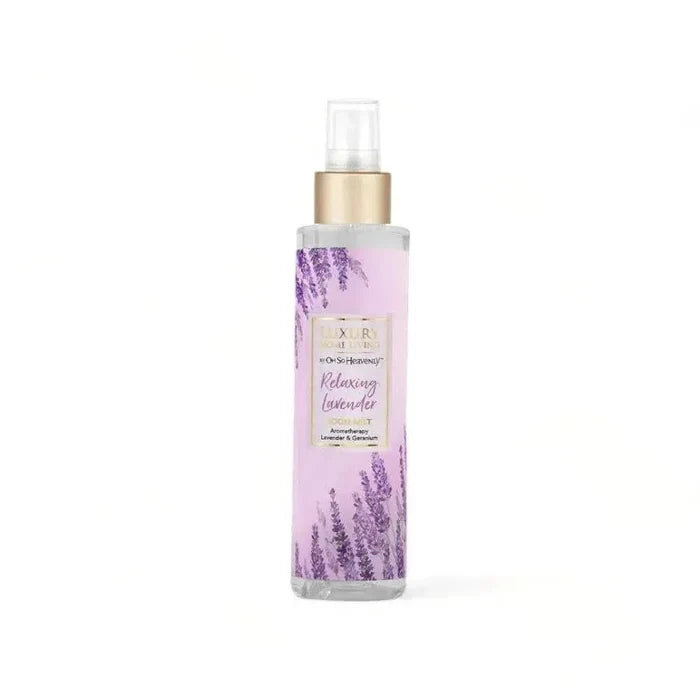 Oh So Heavenly Luxury Living Relaxing Lavender Room Spray 150ml with geranium jasmine and sandalwood scent